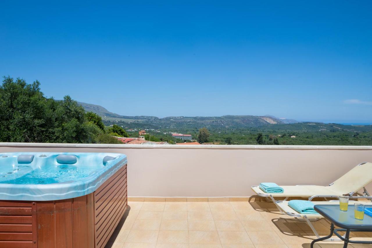 Olga'S Filoxenia - Villa Aladanos-Private Pool And Heated Jacuzzi Makhairoi Exterior photo